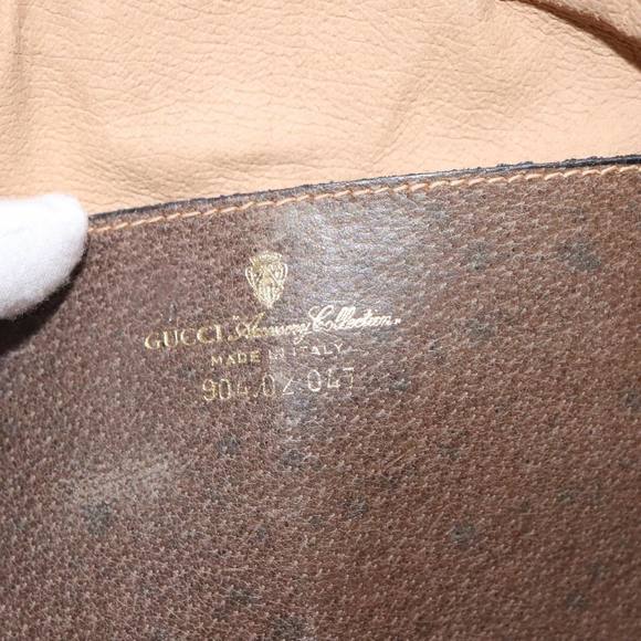 GUCCI GG Supreme Web Sherry Line Shoulder Bag PVC Beige 904 02 047 Auth 96969 - Picture 12 of 16